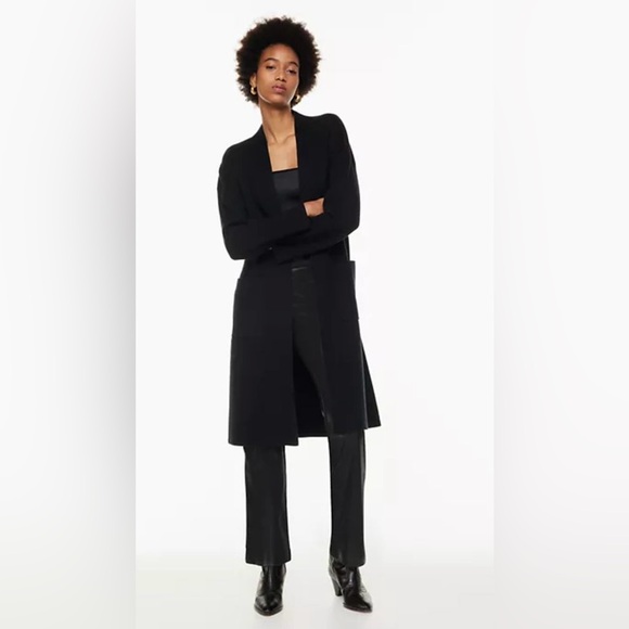 Aritzia Wilfred Belize black Cardigan size M - Picture 4 of 14